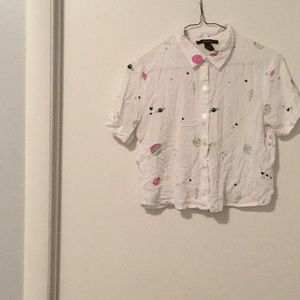 FOREVER 21 Button Down Front Shirt.